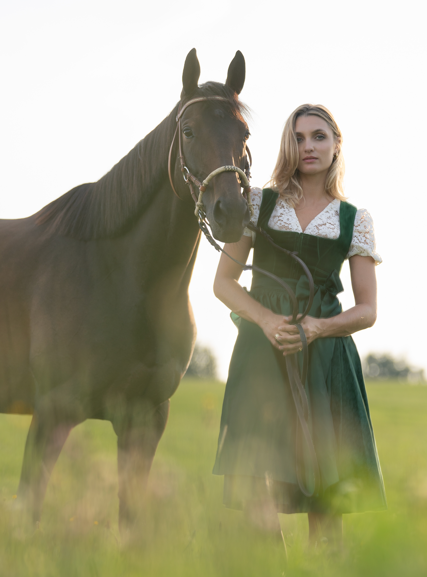 Drindl Montreal Grün Uni