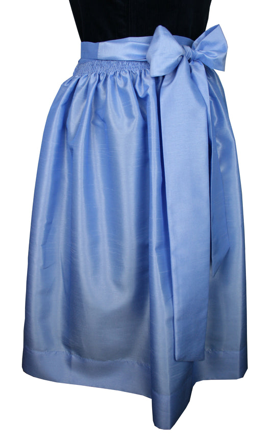Taftschürze Hellblau Gesamt