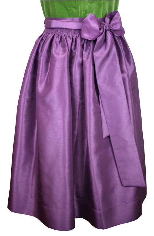 Taftschürze Violett Gesamt