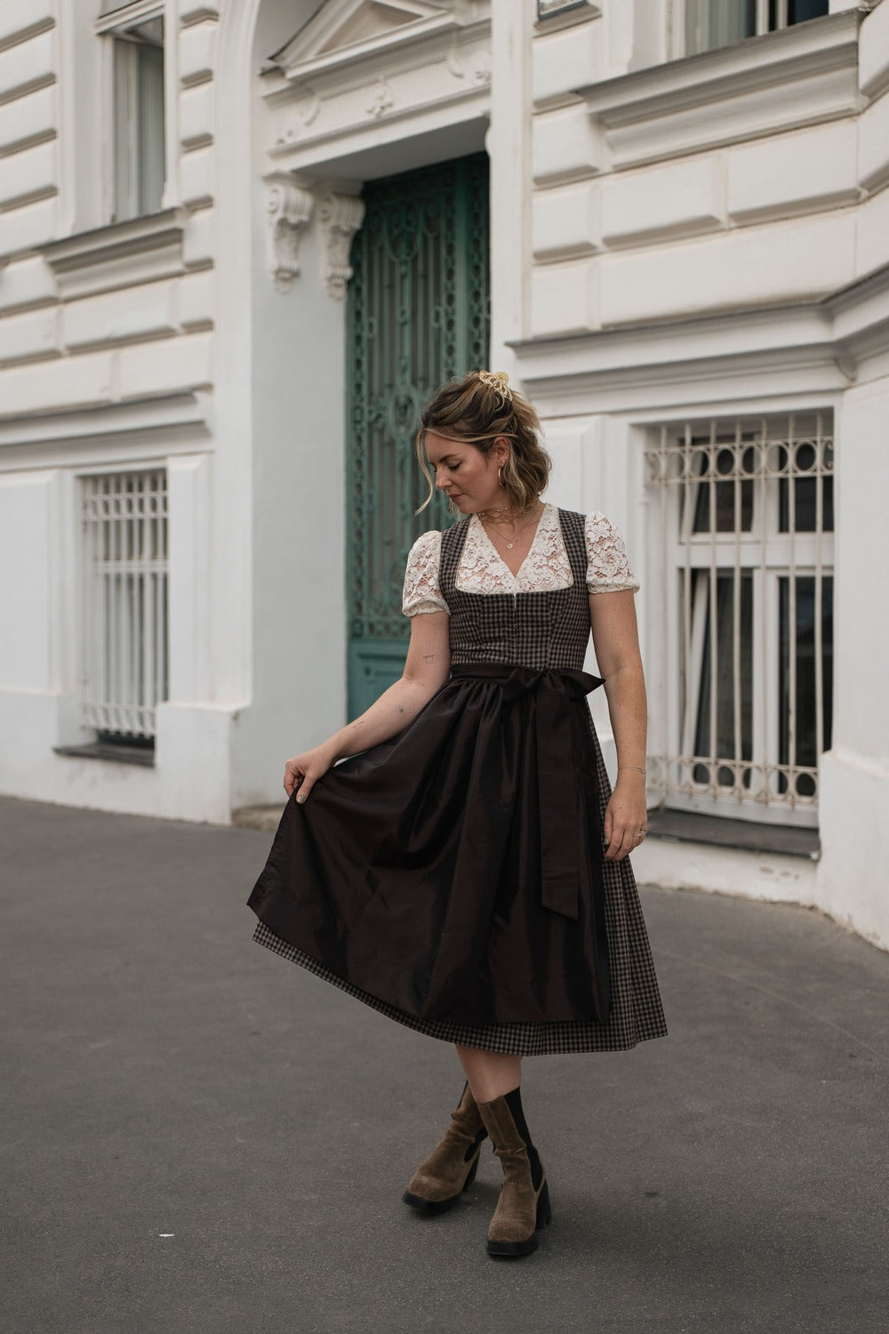Dirndl London Braun