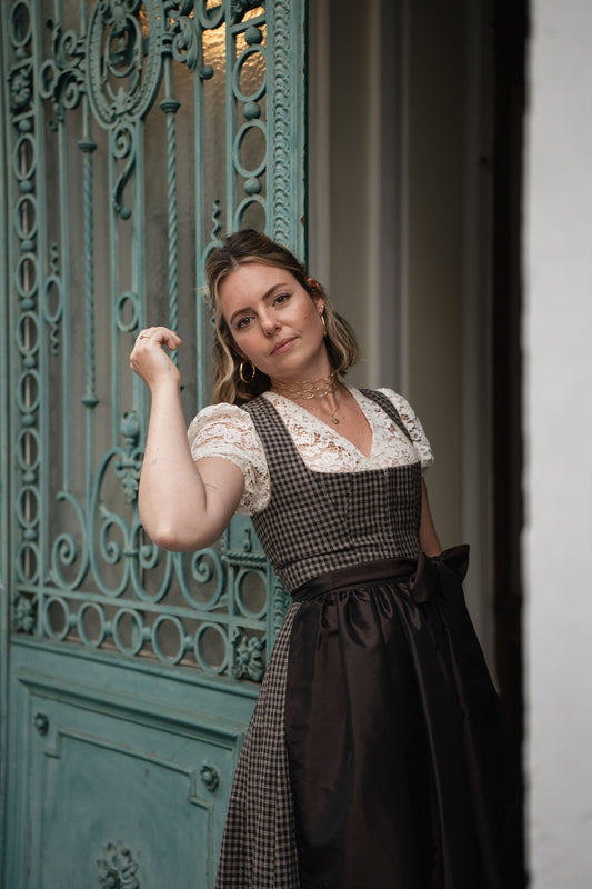 Dirndl London Karo